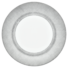 Dinner Plate, large, Shape "MEISSEN® Cosmopolitan", Mesh, platinum, Ø 30 cm