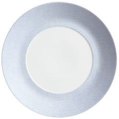 Dinner Plate, large, Shape "MEISSEN® Cosmopolitan", Mesh blue, Ø 30 cm