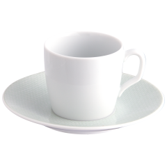 Espresso cup & saucer, Shape "MEISSEN® Cosmopolitan", Mesh green, V 0,05 l