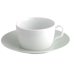 Coffee cup & saucer, Shape "MEISSEN® Cosmopolitan", Mesh green, V 0,25 l