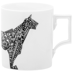Mug, Hugo Boss,The Big Five "Leopard", Shape "Berlin", V 0,25 l