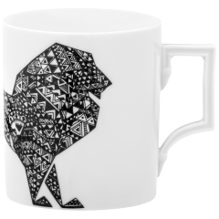 Mug, Hugo Boss,The Big Five "Lion", Shape "Berlin", V 0,25 l