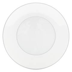 Dinner Plate, small, Shape "MEISSEN® Cosmopolitan", Royal Palace, white with grey contour "Uni", Ø 24 cm
