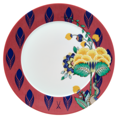 Starter- and Dessert Plate, Shape "No 41", "MEISSEN Collage", "Mystic Garden", Ø 22 cm