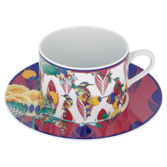 Cappuccino cup & saucer, "MEISSEN Collage", "Mystic Garden", V 0,25 l