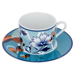 Coffee cup & saucer, "MEISSEN Collage", "Love Birds", V 0,15 l