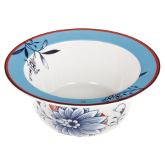 Bowl, small, Shape "No 41", "MEISSEN Collage", "Bloomy Feathers", Ø 15,5 cm