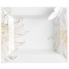 Vide-Poche, "Butterfly Collection", small, "Giant Bloom Gold", 16 x 13,5 cm