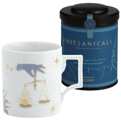 Mug set libra, 2-pcs, BOTEANICALS Treasure of Olymp, 100g, mug, zodiac sign libra, "MEISSEN Zodiac Collection", Libra