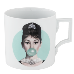 Big Mug, "Legends blowing Bubbles - Collection" by Michael Moebius, Audrey, blue, V 0,5 l