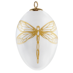 Easter egg, Dragon-fly, gold, H 4,5 cm