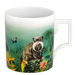 Mug, Shape "Berlin", "The MEISSEN Amazon Collection", Emperor tamarin, V 0,25 l