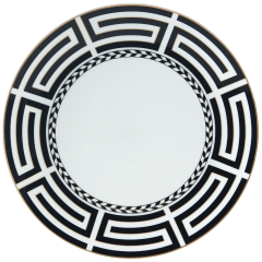 Dinner Plate, large, Shape "MEISSEN® Cosmopolitan", "Royal Meander", Limited Collection, Ø 30 cm