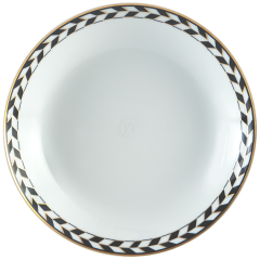 Soup Plate, Shape "MEISSEN® Cosmopolitan", "Royal Meander", Limited Collection, Ø 20,5 cm