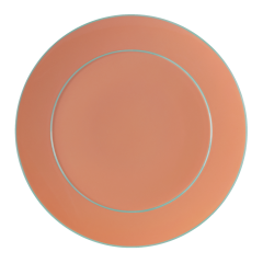 Starter- and Dessert Plate, Shape "No 41", "Urban Colors", red, Ø 22 cm