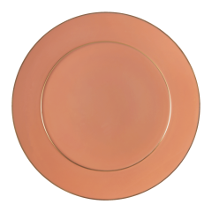 Starter- and Dessert Plate, Shape "No 41", "Urban Colors", red, gold, Ø 22 cm