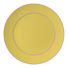 Dinner Plate, Shape "No 41", "The Original", plain, yellow, Ø 29 cm