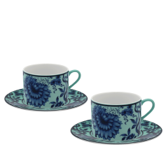 Cappuccino set, 4-pcs, "The Original", celadon