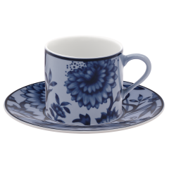 Espresso cup & saucer, "The Original", blue, V 0,05 l
