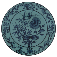 Dinner Plate, Shape "No 41", "The Original", petrol, Ø 29 cm
