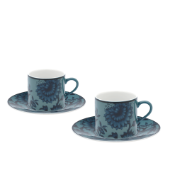 Espresso set, 4-pcs, "The Original", petrol