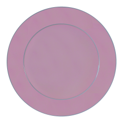 Dinner Plate, Shape "No 41", "The Original", plain, pink, Ø 29 cm