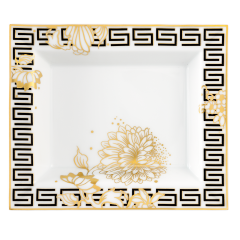 Vide-Poche medium, "Golden Onion Style", "Royal Meander", 16 x 13,5 cm