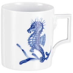Mug, Shape "Berlin", "Blue Treasures", Seahorse, V 0,25 l
