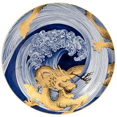 Wall Plate I, Fortune Dragon, lim. 50, 35 cm