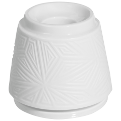 Candle Stick, Vitruv, bisque white, H 6,5 cm