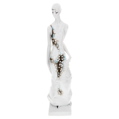 The dress, Coloured, without gold, H 27 cm