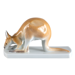 Kangaroo, Coloured, without gold, H 6,5 cm