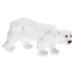 Polar bear, Coloured, without gold, L 22 cm