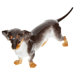 Dog Dachshund, Coloured, without gold, 19 cm