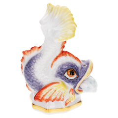 Dolphin, Coloured with gold