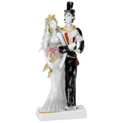 figure, Coloured with gold