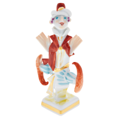 Little Muck fairytale figure, Coloured with gold, H 10 cm