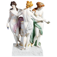"The three Graces", H 41 cm