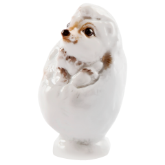 Hedgehog Animal young, Coloured, without gold, H 5,5 cm