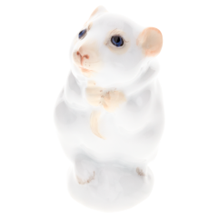 Mouse Animal young, Coloured, without gold, H 4,7 cm