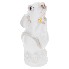 Chinese Annual Animal Rat, Coloured, without gold, H 12 cm