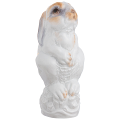 Chinese Annual Animal Rabbit, Coloured, without gold, H 12 cm