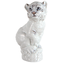 Chinese Annual Animal Tiger, White, H 12 cm