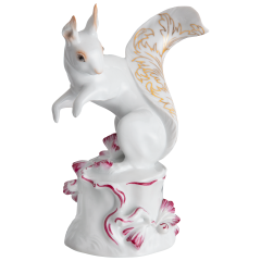 Squirrel, Golden Acanthus, H 14 cm