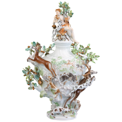Elements Vase Earth and Hunting, H 67 cm
