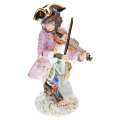 Monkey Orchestra Violinist, H 13,5 cm