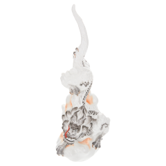 Ming Dragon male, Coloured, grey and black, H 29,5 cm