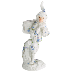 Monkey Orchestra Timbal Carrier, Scattered Forget Me Not, H 15 cm