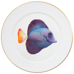 Wall Plate, Shape "No 41", Mauritian tang, Ø 33 cm