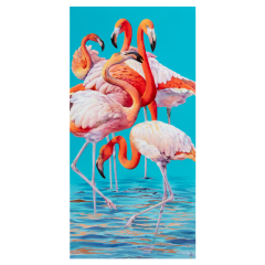 Wall Painting Flamingos, lim. 15, 60 x 30 cm